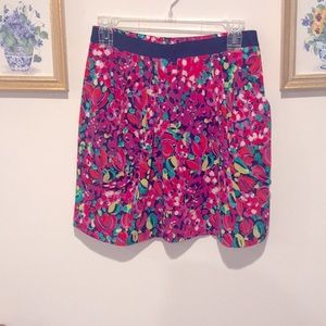 Lilly pulitzer floral print skirt